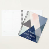 Organic Geometry Fusion | Watercolour Planner (Display)