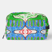 "Organic Geometry" Travel Pouch Toilettasje (Achterkant)