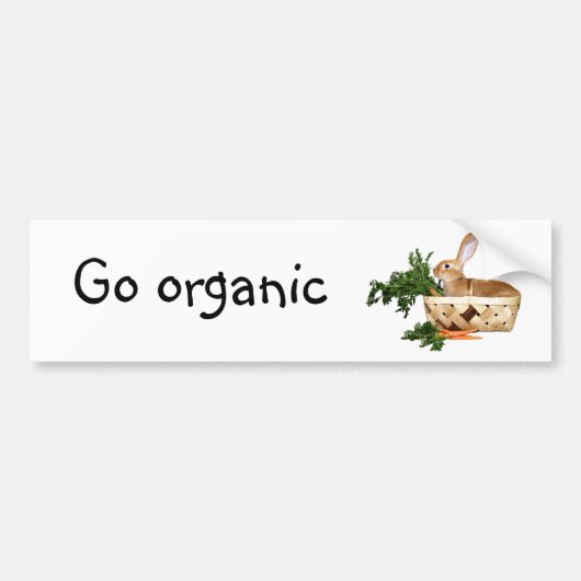organic Go Bumpersticker (Voorkant)