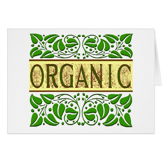 Organic Green Slogan (Voorkant Horizontaal)