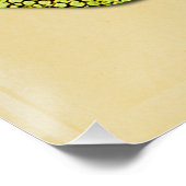 Organic Green Tropical Leaf Perfect Poster (Hoek)