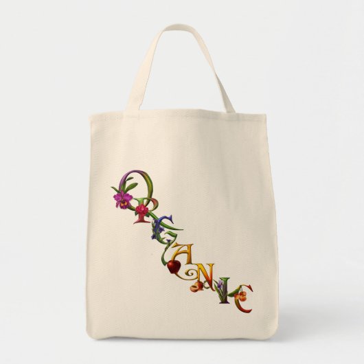 Organic Grocery Tote Bag (Voorkant)