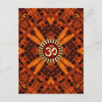 Organic Grooves OM Tribal NewAge Briefkaart