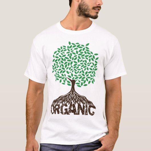 Organic Grown Tree Shirten T-shirt (Voorkant)