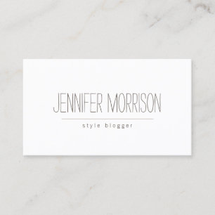 Organic Hand-Geschreven Blogger's Visitekaartje