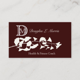 Organic Herbal Holistic Natural White Ginkgo Visitekaartje