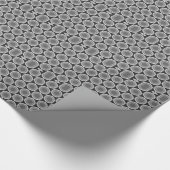 Organic Hexagon Bubble-patroongiftwrap Cadeaupapier (Hoek)