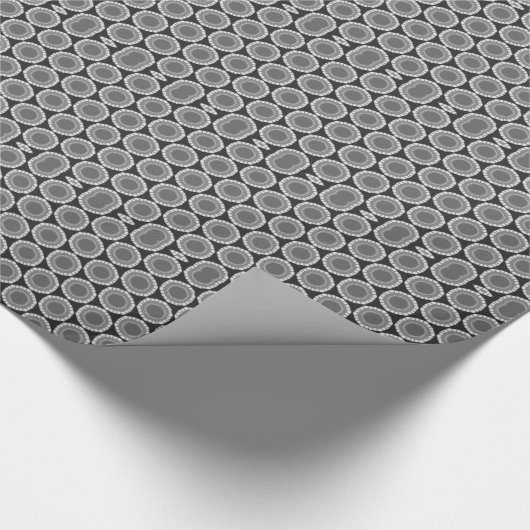 Organic Hexagon Bubble-patroongiftwrap Cadeaupapier (Hoek)