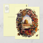 Organic Honey Bee Hive Market  BRIEFKAART (Voorkant / Achterkant)