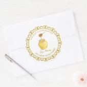  Organic Honey Label L Wit (Envelop)