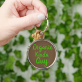 Organic Kinda Guy Green Brown Sleutelhanger (Hand)