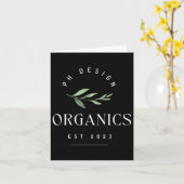 Organic Life Apparel Premium Kaart (Gele Bloem)