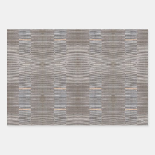 Organic look design Gift Wrap Set van 3 HAMbyWG Inpakpapier Vel (Voorkant 3)