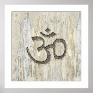 Organic Materials Om Symbool Poster