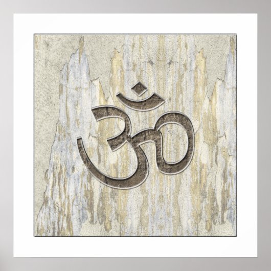 Organic Materials Om Symbool Poster (Voorkant)