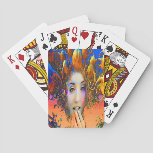 Organic Medusa Pokerkaarten (Achterkant)