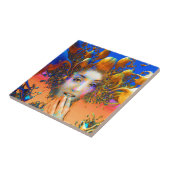 Organic Medusa Tegeltje (Zijkant)