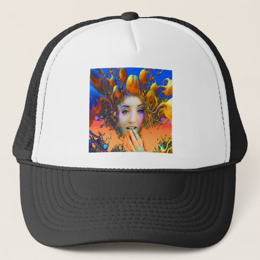 Organic Medusa Trucker Pet (Voorkant)