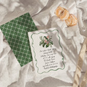 Organic Modern Tropical Bridal Shower Invitation Kaart