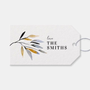 Organic Natural Kerstfeestay Gift Label Cadeaulabel