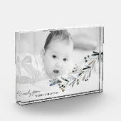 Organic Natural Kerstfeestay Photo Block Fotoblokken (Links)