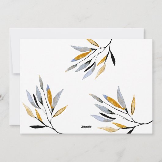 Organic Natural Merriest-kerstfotokaart Feestdagenkaart (Achterkant)