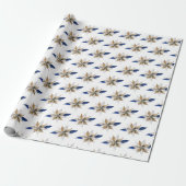 Organic Natural Merriest Kerstmis Cadeaupapier (Uitgerold)