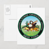 Organic New York Briefkaart (Voorkant / Achterkant)
