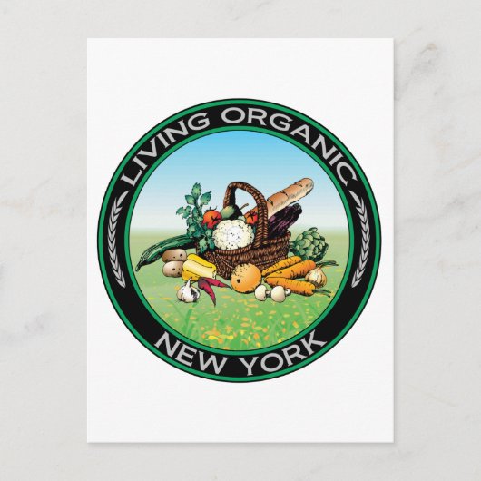 Organic New York Briefkaart (Voorkant)