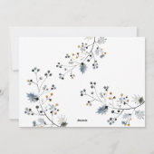 Organic Peace Holiday-kerstfotokaart Feestdagenkaart (Achterkant)