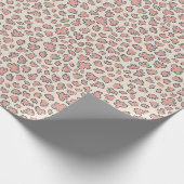 Organic Petal Terrazzo | Modern Blush Peach Cadeaupapier (Hoek)