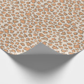 Organic Petal Terrazzo | Modern Muted Apricot   Cadeaupapier (Hoek)