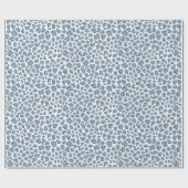 Organic Petal Terrazzo | Modern Rustic Dusty Blue  Cadeaupapier (Vlak)