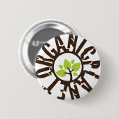Organic Planet Buttonnen Ronde Button 5,7 Cm (Voorkant /achterkant)