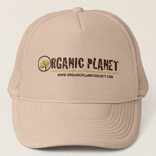 Organic Planet Trucker Hats Pet (Voorkant)