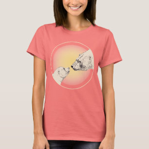 Organic Polar Beer Shirt Womens Beer Art T-shirt
