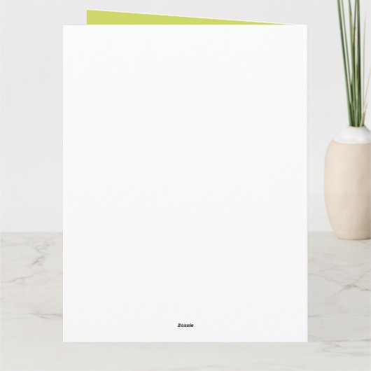 Organic Realistic Leaf Collage Greenery Kaart (Achterkant)