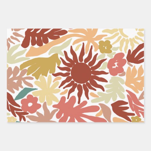 ORGANIC SHAPES  INPAKPAPIER VEL (Voorkant)