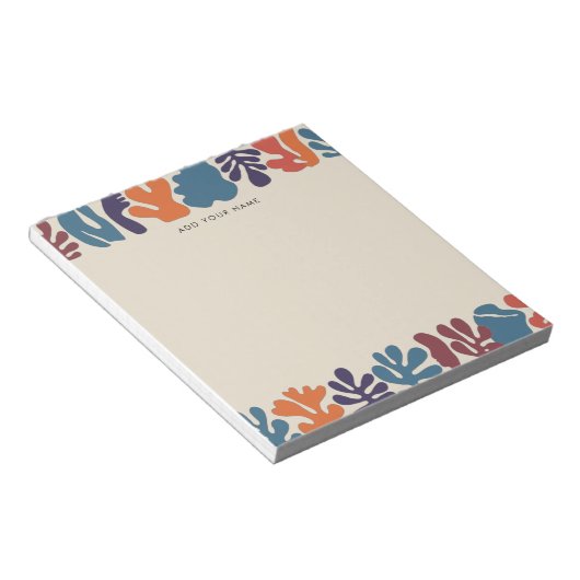 Organic Shapes Notitieblok (Schuin)