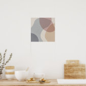 Organic Silence Minimalist Design Poster (Keuken)