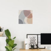 Organic Silence Minimalist Design Poster (Thuiskantoor)