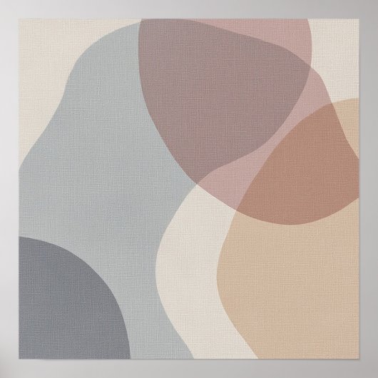 Organic Silence Minimalist Design Poster (Voorkant)