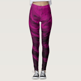 Organic Spiral3 Paars - Leggings