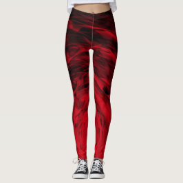 Organic Spiral3 Red - Leggings