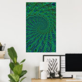 Organic Spiral Duality Poster (Thuiskantoor)