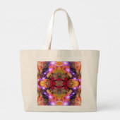 Organic Star Large Canvas tas (Achterkant)