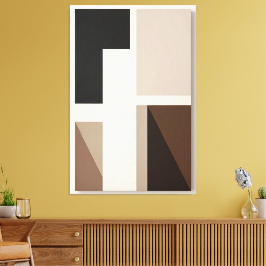 Organic Structure Canvas Afdruk (Insitu (Woonkamer))