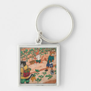 Organic Summer Harvest Cats Sleutelhanger