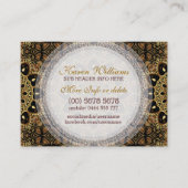 Organic Tapestry Earthy Gold Visitekaartje (Voorkant)