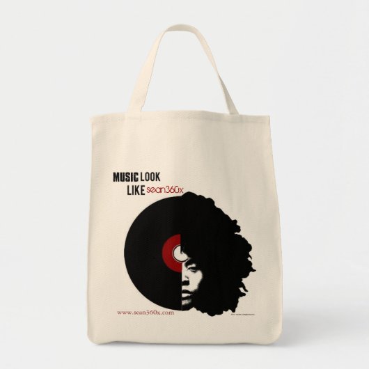 Organic Tas sean360x ziet eruit als muziek (Voorkant)